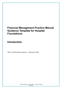 Financial Management Practice Manual Guidance Template for