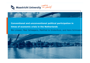 Conventional and unconventional political participation in times of