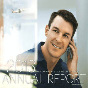 2013 Annual Report - American Airlines Credit Union