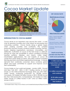 Cocoa Market Update - World Cocoa Foundation