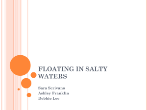Floating in Salty Waters