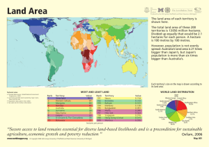 Land Area - Worldmapper