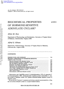 biochemical properties of hormone