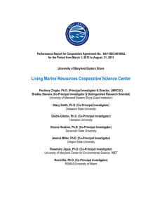 Living Marine Resources Cooperative Science Center