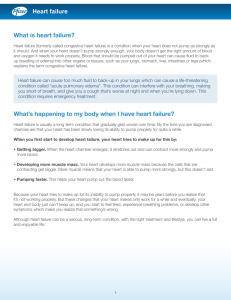 What's happening to my body when I have heart failure?