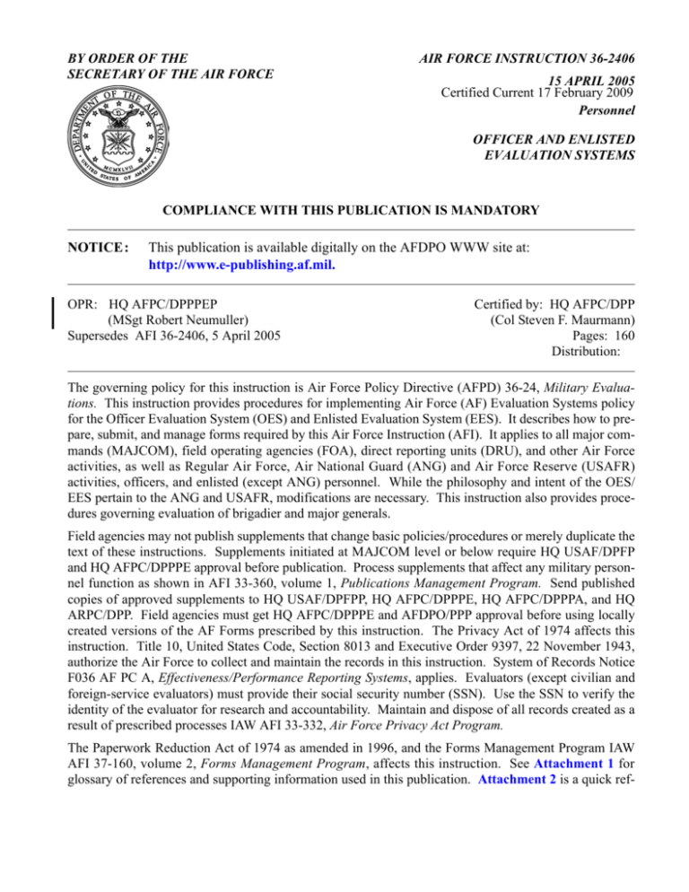 air force approved epr abbreviations listing 2022