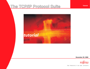 The TCP/IP Protocol Suite