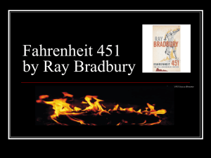 Fahrenheit 451 introductory Power point