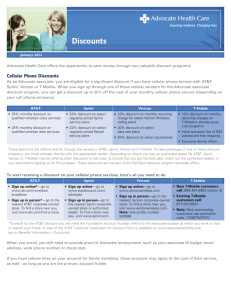 Discounts - Advocate Benefits