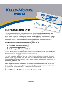 kelly-moore club card