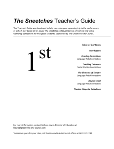The Sneetches Teacher's Guide