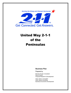 United Way 2-1-1 of the Peninsulas
