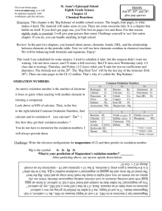 Overview: This chapter is the 'Big Kahuna' of middle school science