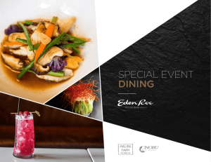 special event dining - Eden Roc Miami Beach