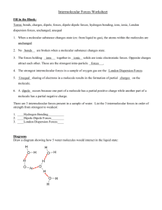 Intermolecular Forces Worksheet Answers Pdf - kidsworksheetfun