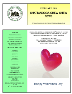 CHATTANOOGA CHEW CHEW Happy Valentines Day!