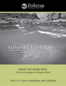 Summer Fishtrap 2014 brochure