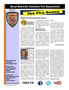 BBVFD Newsletter - Bulverde Village POA Homepage