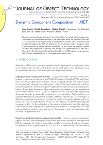 Dynamic Component Composition in .NET