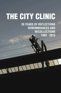 The City Clinic- 20 Years of Reflections, Remembrances and