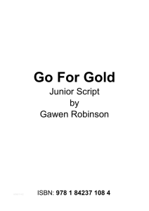 Go for Gold Script