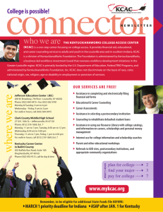 College is possible! - Kentuckiana College Access Center