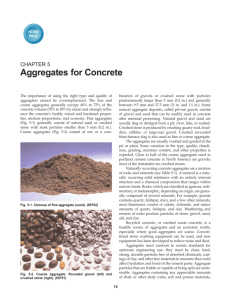 Aggregates for Concrete, Chapter 5
