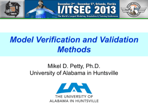 Tutorial 1306, Model Verification and Validation Methods