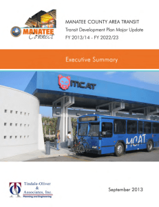 Transit Development Plan Executive Summary