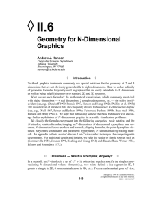 Geometry for N-Dimensional Graphics