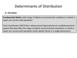Determinants of Distribution