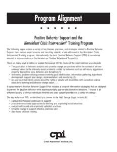 Program Alignment - School District 68