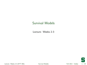 Survival Models
