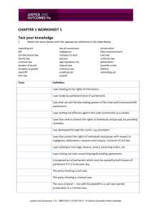 CHAPTER 1 WORKSHEET 1 Test your knowledge