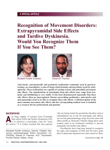 Recognition of Movement Disorders