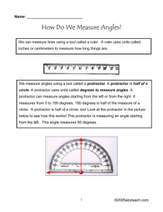 How Do We Measure Angles?