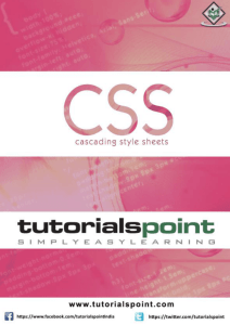 CSS Tutorial (PDF Version)