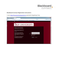 Bb Connect Student Registration Instructions