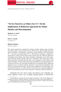 On the Implications of Reflected Appraisals for Ethnic Identity and