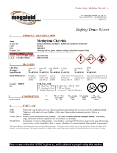 Safety Data Sheet - Megaloid Laboratories