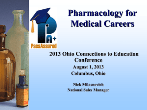 Pharmacology for Medical Careers