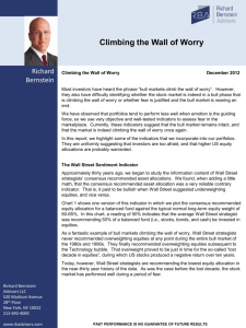 Climbing the Wall of Worry - Richard Bernstein Advisors