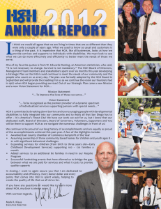 ANNUAL REPORT - Home of Guiding Hands