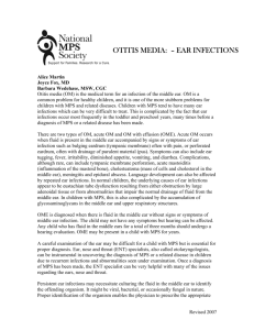 otitis media: ear infections