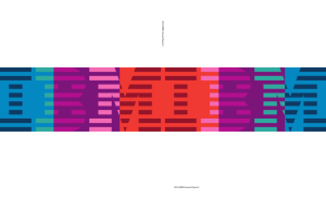 2014 IBM Annual Report 2 0 14 IB M A n n u a l R e p o rt