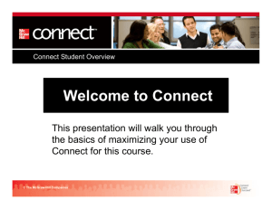 Welcome to Connect