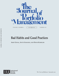 Bad Habits and Good Practices - HEC