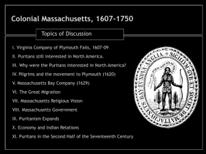 Colonial Massachusetts, 1607-1750