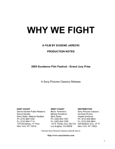 why we fight - Sony Pictures Classics