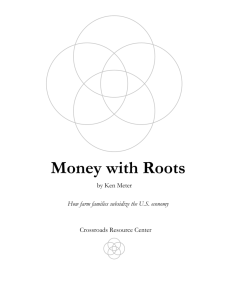 Money with Roots - Crossroads Resource Center